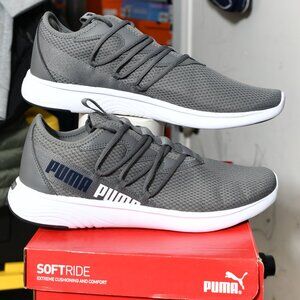 PUMA® Colors: gray Functioning tie lace  Sneaker
